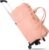 Luhxe Travel Convertible Carry On Garment Roller Bag 2.0 with Shoe Pouch & Detachable Shoulder Strap – Improved Zipper and reinforced straps – Rose