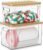 Hudgan Trash Bag Dispenser Under Sink, 2 in 1 Garbage Bag Holder Dishwasher Pods Organizer for Kitchen Pantry Laundry Room
