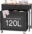 Laundry Sorter, Rolling Laundry Hamper with 3 Section Pull-Out Bags, Laundry Basket Organizer with 2 Drawers & 2-Tone Top Panel, Laundry Hamper with Wheels for Laundry Room Organization, Bathroom