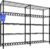 Garvee 71″ Wide Storage Shelves Metal Shelving Units 5 Tier, 1325LBS