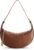 befen Genuine Leather Crossbody Sling Bags for Women with Rfid Blocking Trendy Crescent Purse Cross Body Shoulder Handbags