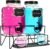 Roetell 2 Sets 1 Gallon Laundry Detergent Dispenser with Stand, Measuring Cup, Glass Laundry Detergent Containr for Laundry Room Organization