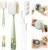 Palksky 5 in 1 Water Bottle Cleaning Brush Set, Multifunctiona Brush and Straw Cleaner for Owala/Stanley/Hydro/Yeti/Simple Modern Cup Accessories