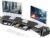 gianotter Dual Monitor Stand Riser With Drawer and 2 Pen Holders
