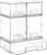 Vtopmart Clear Stackable Storage Drawers Set of 5, Plastic Organizer Bins