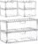 caktraie 6-Pack Acrylic Stackable Storage Drawers for Vanity, Desk, Bath