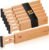 Fabsome Drawer Divider 6 Pack, Bamboo Dresser Organizers for Clothes Socks Underwear Baby Clothing, Wooden Separators for Nursery Organization Adjustable from 12.5” to 17” with Soft Foam Ends