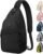 Pritent Crossbody Bags for Women Men Trendy Sling Bag Backpack Casual Chest Bag with Convertible Shoulder Strap
