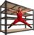 ROOMFAVE 3500LBS Garage Shelving Heavy Duty,60″ W Storage Shelves, 5 Tier
