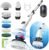 TUYU Electric Spin Scrubber,8 Replaceable Brush Heads for Home