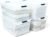 Rubbermaid Cleverstore 95 Qt Clear Storage Bins with Lids, 4-Pack, Stackable, BPA-Free, Made in USA