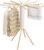 JOOM Four Legs Clothes Drying Rack, Garment Rack Portable and Foldable Space Saving Laundry Drying Rack – Drying Rack Floor Folding Balcony Bedroom Solid Invisible Household
