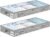 3 Inch Low Profile Under Bed Storage Drawer 2 Pack, Lightweight Underbed Clothes Storage Container Bins With NO STURCTURE, Shallow Storage Bag for Dorm & Home, With Clear Lids & Water-Resistant Fabric