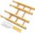 SpaceAid Bamboo Drawer Dividers with Inserts and Labels, Kitchen Adjustable Drawer Organizers, Expandable Organization for Home, Office, Dressers, 4 Dividers with 9 Inserts (17″-22″ Natural)