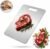 Katori Titanium Cutting Board for Kitchen,100% Pure Titanium Cutting Boards,Double Sided Non Toxic Titanware Chopping Board for Cutting Meat Vegetable Fruit,Dishwasher Safe (Silver, XXL-18.1L*11.8W)