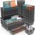 25 PCS Plastic Drawer Organizer, Versatile Organizer Trays & storage Bins
