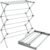 Honey-Can-Do Oversized Collapsible Clothes Drying Rack, 35″, 50 lb, Grey