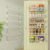 Mefirt Over The Door Pantry Organizer, Wall Mount Spice Rack 6-Tier White