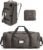 BAGSAMRT 60L Foldable Duffle Bag for Travel, Large Travel Duffel Bag for Men, 4 in 1 Travel Backpack, Carry on Weekender Bag, Dark Gray
