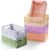 HUUSMOT 6-Pack Collapsible Small Plastic Storage Baskets, 5.9″x3.8″x2.2″