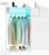 SONGMICS Dresser with Hanging Rod, Closet Organizer with 6 Fabric Drawers