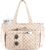Bagstellar Corduroy Tote Bag for Women, 17 Pockets Laptop Work Tote Purse