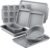 Farberware Nonstick Bakeware Set with Cooling Rack for Baking, 10-Piece