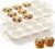 Vinino 2Pack Silicone Muffin Pan for Baking with Metal Reinforced Frame, 12 Cup Regular Size Cupcake Pan, BPA Free Silicone Muffin Tray, Cupcake Baking Pan Bite Molds for Oven Dishwasher Safe