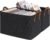 CHICVITA 30L Large Fabric Closet Bins for Shelves, 2Pack, Black