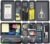 Kutesna 15PCS Plastic Drawer Organizer, Versatile Desk Organizers Set