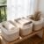 3 Pack Woven Baskets,Storage Baskets for Shelves with Handles