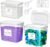 Lifewit Laundry Pods Container with Pop-up Lid, 0.72+0.5 gal, 3 Pcs