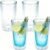 Unbreakable 16oz Tumblers Set of 4 – Plastic Double Wall Insulated Cups, Shatterproof Clear Travel Mugs Keep Drinks Cold & Hot, Reusable BPA-Free for Camping, Party, Office, Home Use (Hand Wash)