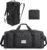 BAGSAMRT 60L Foldable Duffle Bag for Travel, Large Travel Duffel Bag for Men, 4 in 1 Travel Backpack, Carry on Weekender Bag, Black