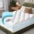 OhGeni Cooling 4 lnch Queen Size Dual Layer Mattress Topper, 2 Inch Gel Memory Foam, 2 Inch Soft Pillow Top Pad, Guest Bedroom Essentials Mattresses Cover, with 1000 pcs air Holes