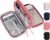 CAOODKDK Electronic Organizer Travel USB Cable Accessories Bag/Case,Waterproof for Power Bank,Charging Cords,Chargers,Mouse,Earphones Flash Drive