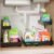 REALINN Under Sink Organizer, L-Shaped Pull Out Cabinet Rack for Kitchen