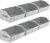 Homsorout Closet Organizers Bins 6 Packs – Large Closet Shelf Organizer with Handles, Fabric Trapezoid Storage Bins, Collapsible Storage Cubes for Clothes, Towels, Light Gray