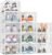 SIMPDIY Clear Shoe Storage Boxes, Stackable Shoe Organizer for Closet