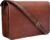 Leather Messenger Bag for Men & Women, 14″ Vintage Crossbody Laptop Satchel