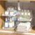 Delamu 2-Tier Multi-Purpose Bathroom Under Sink Organizers and Storage, Stackable Kitchen Pantry Organization, Pull Out Medicine Cabinet Organizer with Movable Dividers, White, 2 Pack