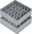 joyoldelf Sock Drawer Organizer Divider 2 Packs Underwear Organizer, 24 Cell Closet Organizers and Storage Organizer Sock Holders Organizers for Storing Socks, Handkerchiefs, Ties, Belts (Grey)
