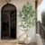Large Faux Olive Tree Tall Artificial Trees with Pot Indoor Outdoor Realistic Floor Fake Plastic plantas for Modern Home Living Room Office Corner Farmhouse Fake Olives Plants Decor Housewarming Gift