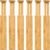 VaeFae 6-Pack Adjustable Bamboo Drawer Dividers, Expandable Drawer Organizer for Kitchen Utensils, Clothes, Bathroom, Office – Fits Drawer Interiors 16.6″ to 21.8″