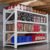 71.3” Wide Heavy Duty Metal Garage Shelving, White Storage Shelf
