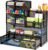 Marbrasse Mesh Pen Holder for Desk, Multi-Functional Pencil Organizer with Drawer, Desk Organizers and Accessories for Office Art Supplies (Black)