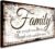 Family Quote Wall Art Living Room-Family Wall Decor-Inspirational Motto Family Love Most Canvas Wall Art-Rustic Farmhouse Canvas Prints Painting Artwork for Bedroom,Home Decor,Ready to Hang 20″x40″