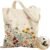 Miss Adola Canvas Tote Bag for Women with Zipper Pocket