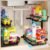 REALINN Under Sink Organizer, 2 Pack Height Adjustable Under Sink Organizers and Storage, 2 Tier Pull Out Drawer Cabinet Storage for Kitchen Bathroom