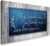 Canvas Wall Art for Dining Room Decor-Blue and Grey Canvas Prints Bless The Food Quote Wall Pictures Painting Framed Artwork for Home Living Room Bedroom Kitchen Decoration 20″x40″